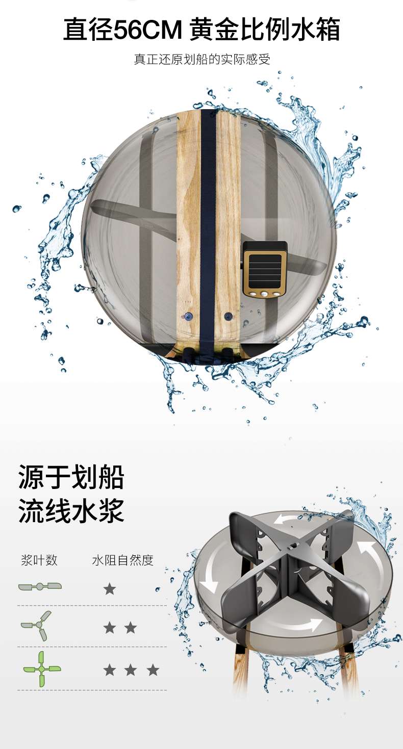 室内健身器材-水阻划船器SH-R5100