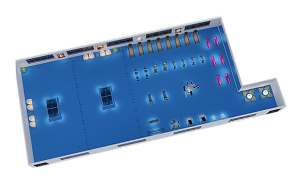 150平方健身房配置方案-广西快盈VIII体育健身器材有限公司 150平方健身房配置方案-广西快盈VIII体育健身器材有限公司
